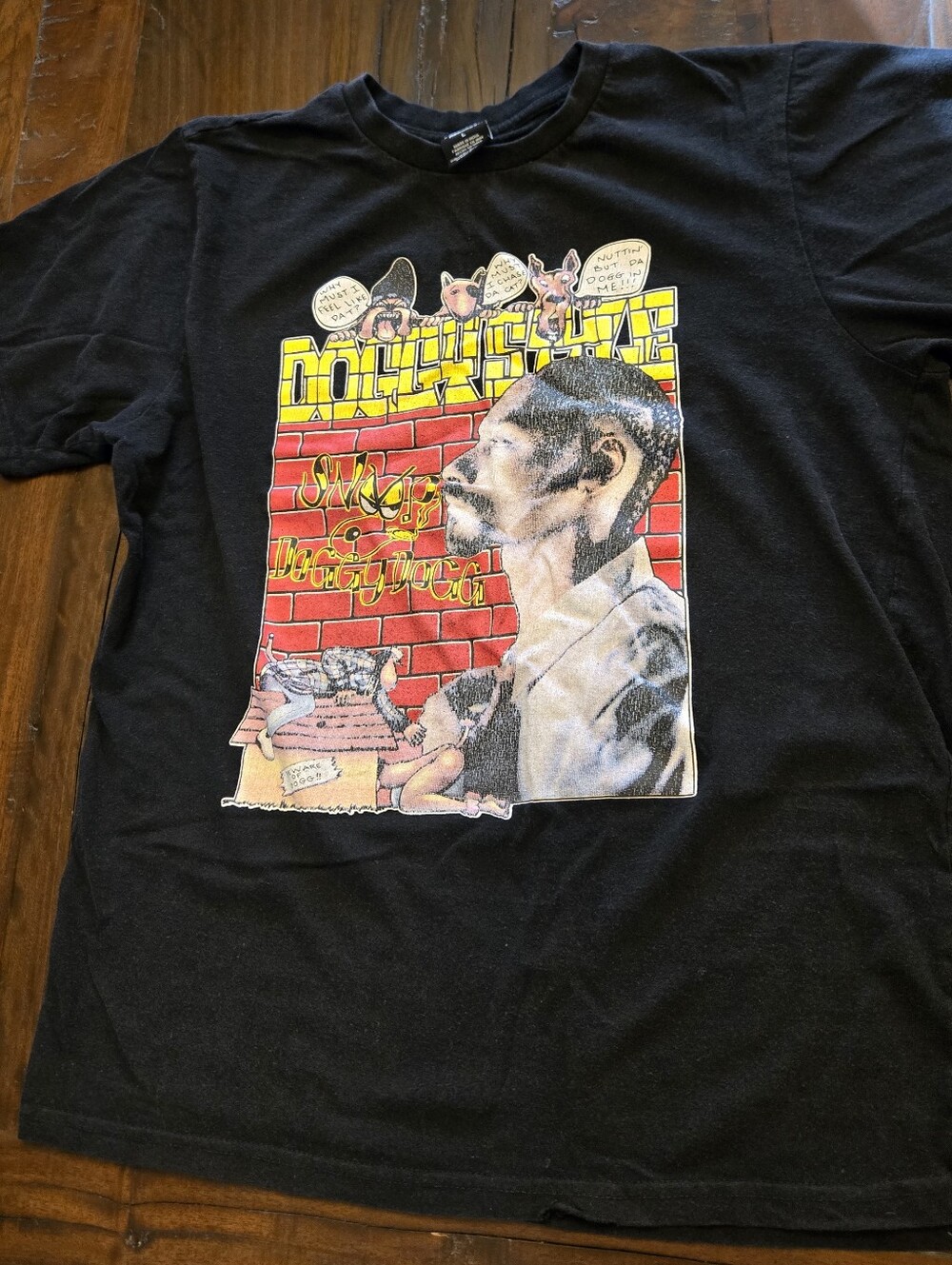 2000s Death Row Records Snoop Dogg Doggystyle Graphic Tee Artwork by Joe Cool